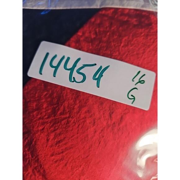 Ellesse Track Jacket Mens Large Nylon Red Navy Blue White Hooded HAS FLAWS - Picture 14 of 14